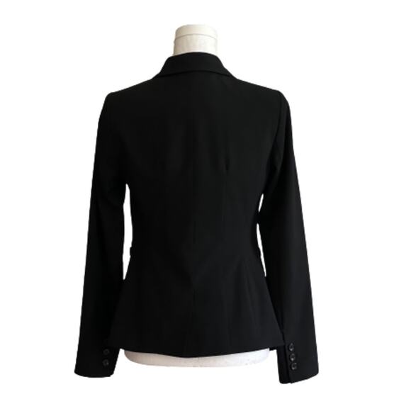 The Limited Black Collection Black Button Front Career Blazer Jacket Size 2 - Picture 5 of 11